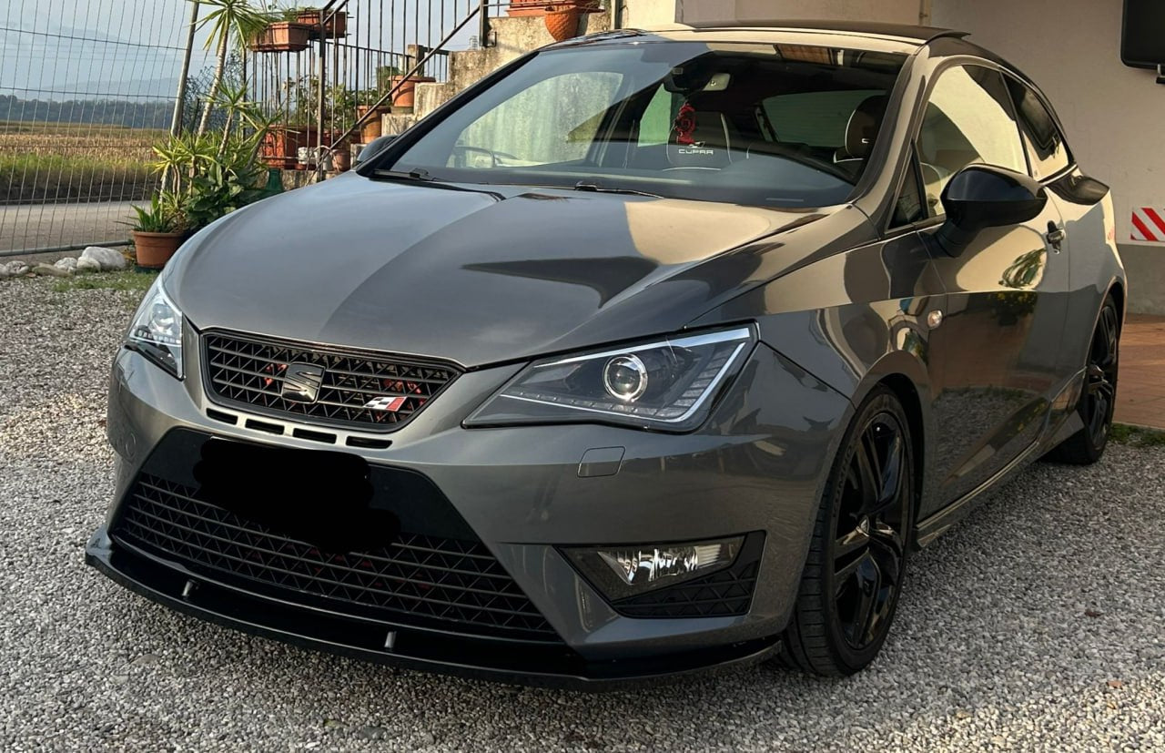 💥0506 SPLITTER ADATTO PER SEAT IBIZA 6J 2008-2017 NERO LUCIDO💥