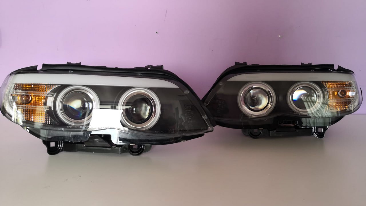 💥FARI XENON ANGEL EYES CCFL NERI adatti per BMW X5 E53 11.03-06💥