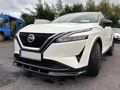 💥2042 SPLITTER ADATTO PER NISSAN QASHQAI J12 2021+ NERO LUCIDO💥