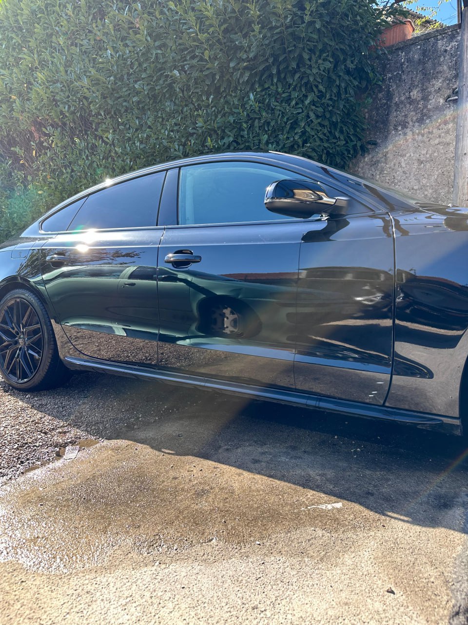 💕ART. 0475 MINIGONNE AUDI A4 BUONE NERO LUCIDO💕