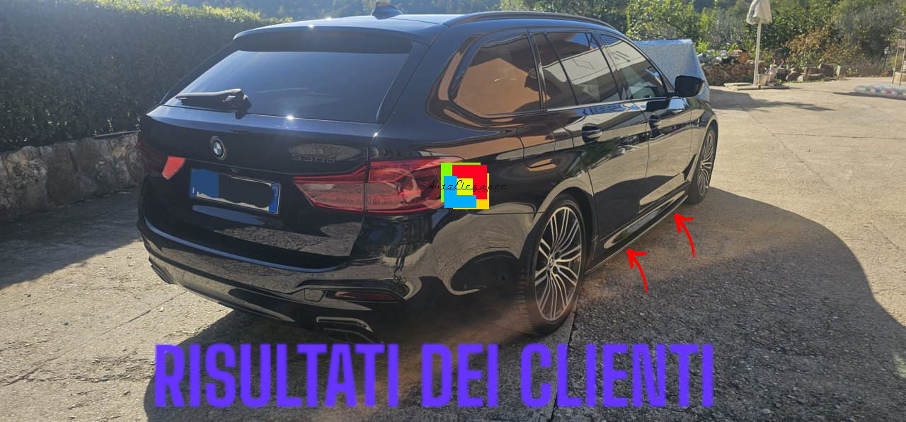 ⭐1751 under skirts suitable for bmw 5 series g30 g31 black gloss⭐