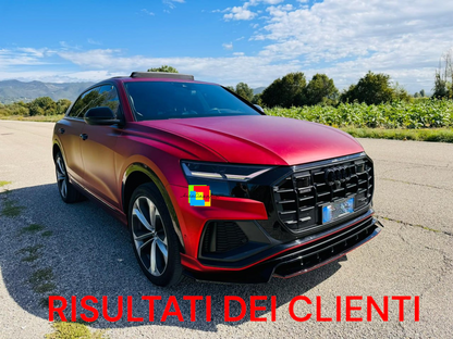 ⭐ 1837 SPLITTER ADATTO PER AUDI Q8 2018-2024 SLINE SQ8 NERO LUCIDO⭐