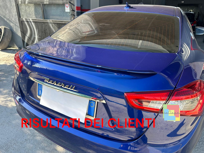 💥2046 SPOILER ADATTO PER MASERATI GHIBLI 2014-2019 NERO LUCIDO💥