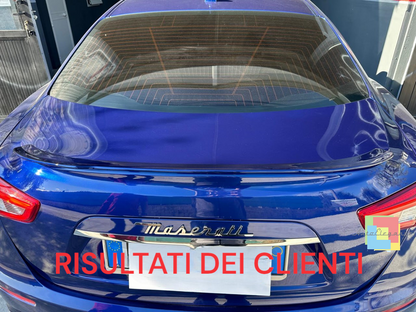 💥2046 SPOILER ADATTO PER MASERATI GHIBLI 2014-2019 NERO LUCIDO💥