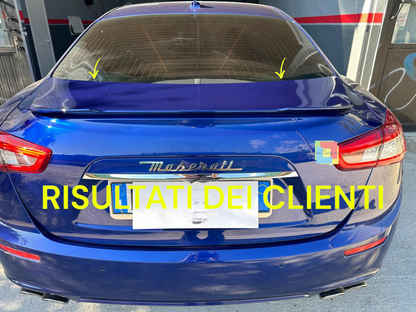 💥2046 SPOILER ADATTO PER MASERATI GHIBLI 2014-2019 NERO LUCIDO💥
