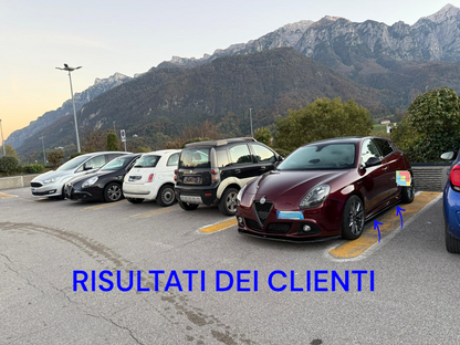 ⭐1854 MINIGONNE ADATTE PER ALFA ROMEO GIULIETTA 2010-2020 NERO LUCIDO⭐