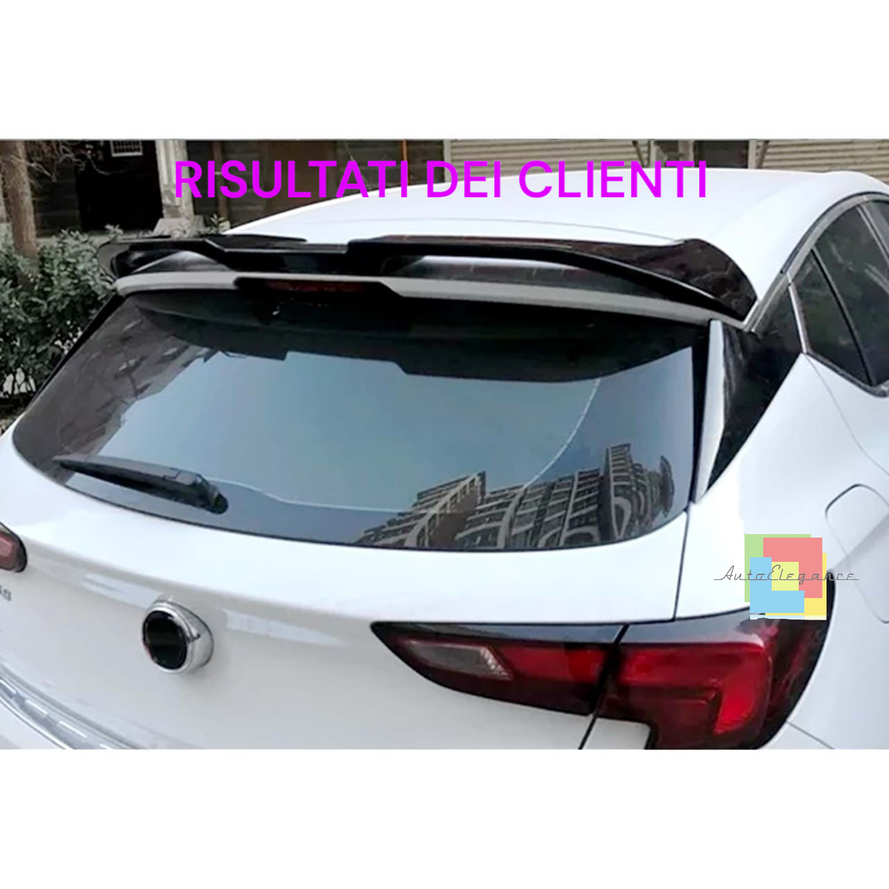 ✨2048 SPOILER ADATTO PER OPEL ASTRA K 2015-2021 LOOK OETTINGER GREZZO ✨