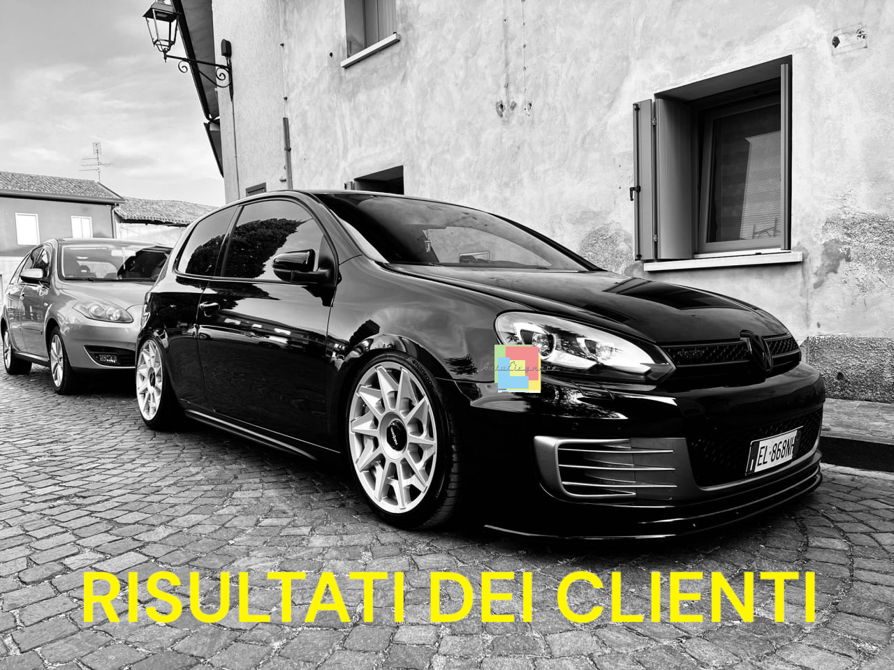 💥0248 SPLITTER ADATTO PER VW GOLF 6 STANDARD GTI NERO LUCIDO💥