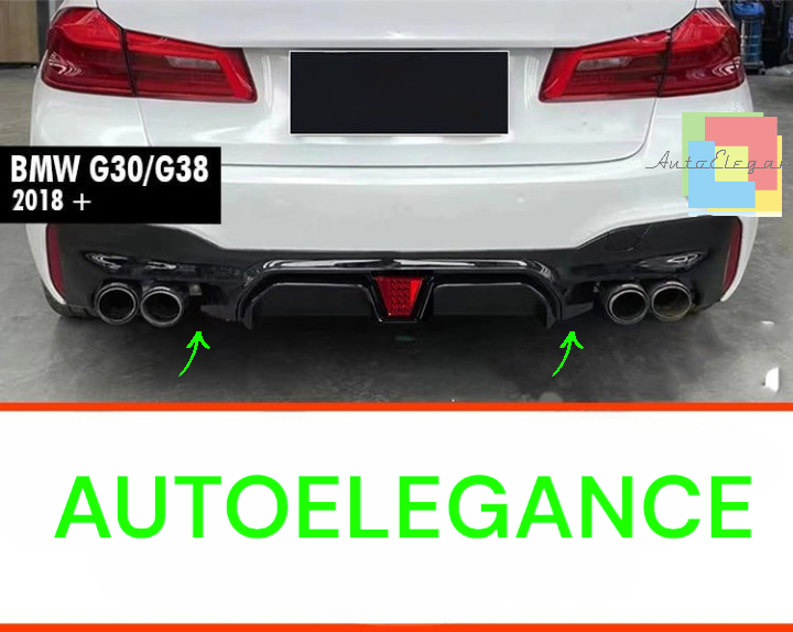 💥 Diffusore posteriore ADATTO PER BMW 5  G30-G38 Sport Style con lampada led 💥