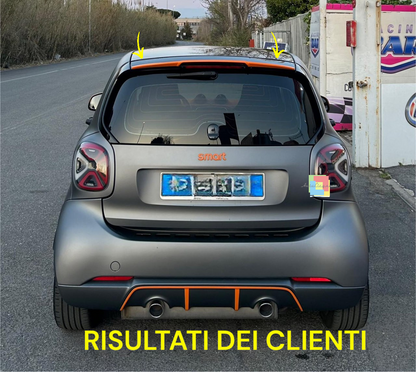💥1394 SPOILER TETTO ADATTO PER SMART 453 LOOK BRABUS GREZZO💥