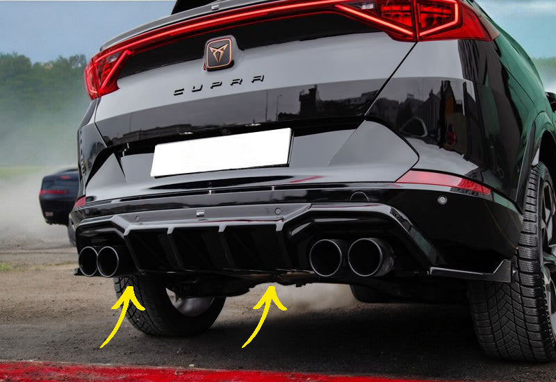 💥Seat Cupra Formentor Mk1 2020+ - Diffuser  Rear A Plus+ Cupra V2 Style, Pian💥