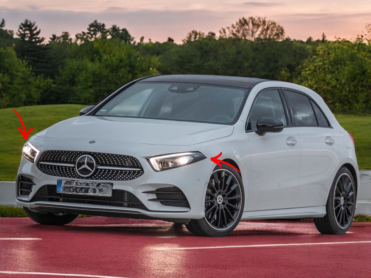 ✨2055 HEADLIGHTS A-CLASS W177 V177 2018-2022 FULL LED (ONLY FOR HALOGENS)✨