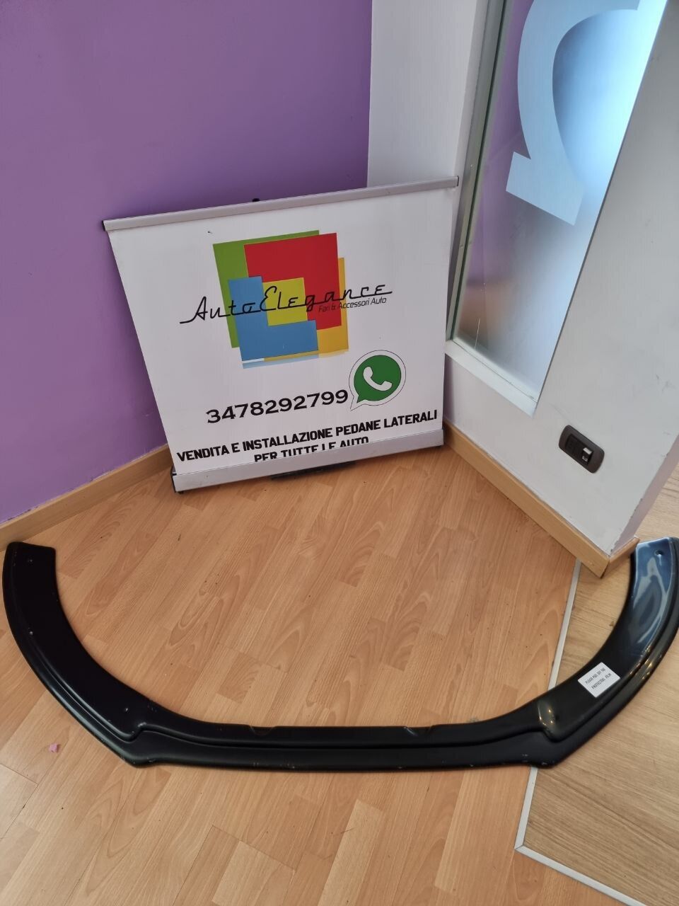 ✨0021 SPLITTER ADATTO PER AUDI A6 paraurti sline 11-14✨