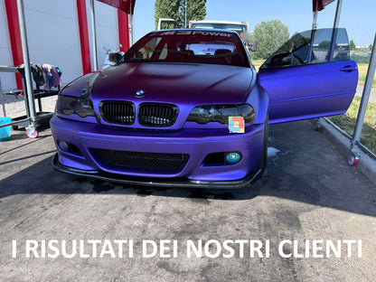 ✨0236 SPLITTER ADATTO PER BMW SERIE 3 E46 98-06 M3 BERLINA TOURING COUPE CABRIO✨