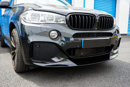 ✨2056 SOTTO PARAURTI SPLITTER ADATTO PER BMW X5 F15 2013-18 MSPORT NERO LUCIDO✨