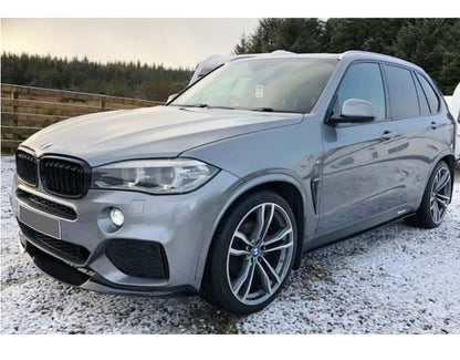 ✨2056 SOTTO PARAURTI SPLITTER ADATTO PER BMW X5 F15 2013-18 MSPORT NERO LUCIDO✨