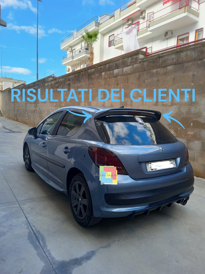 🔥SPOILER ADATTO  PER PEUGEOT 207  LOOK SPORTIVO🔥