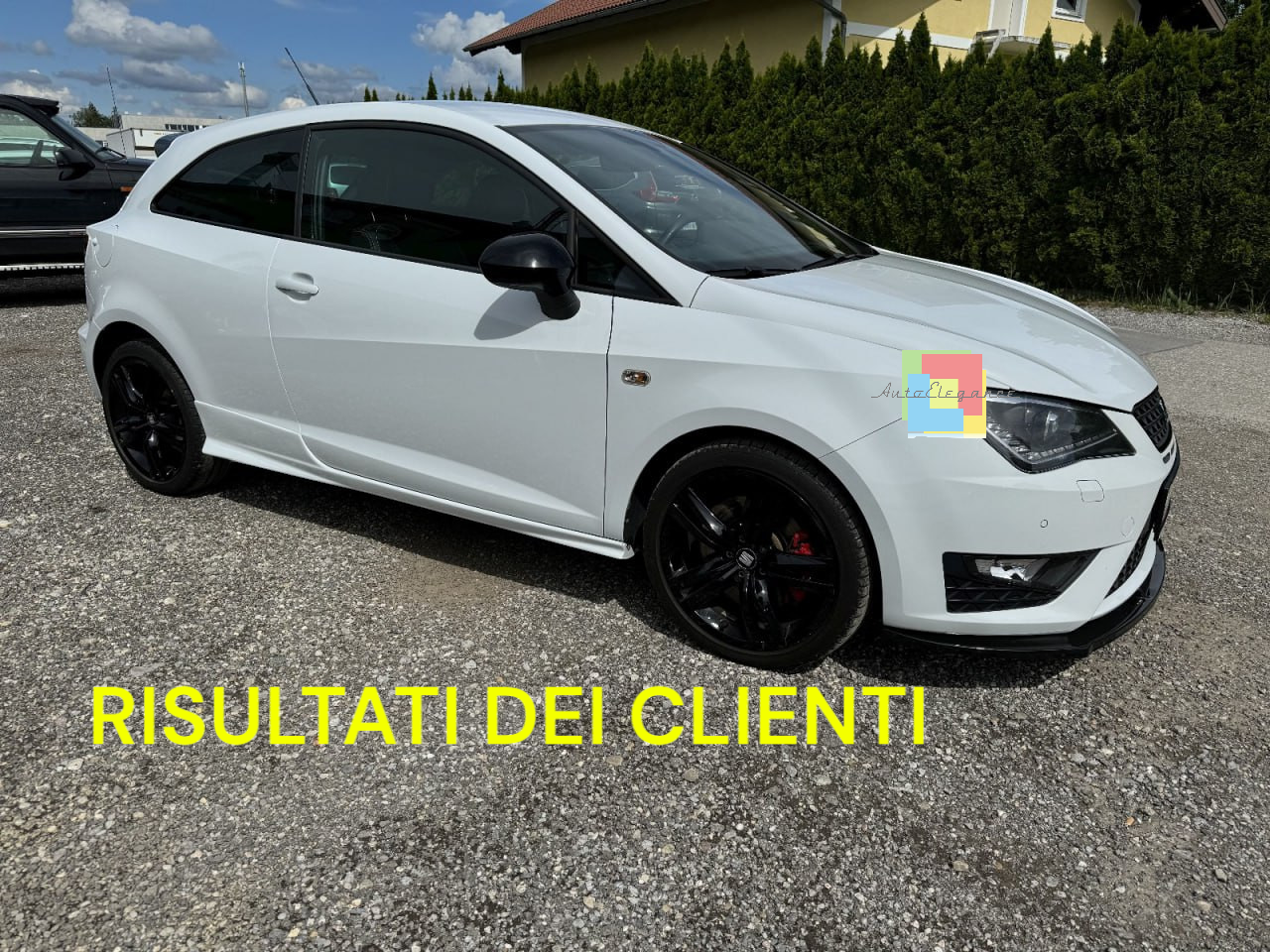 🔥 0506 SPLITTER ADATTO PER SEAT IBIZA 6J 2008-2017 NERO LUCIDO🔥