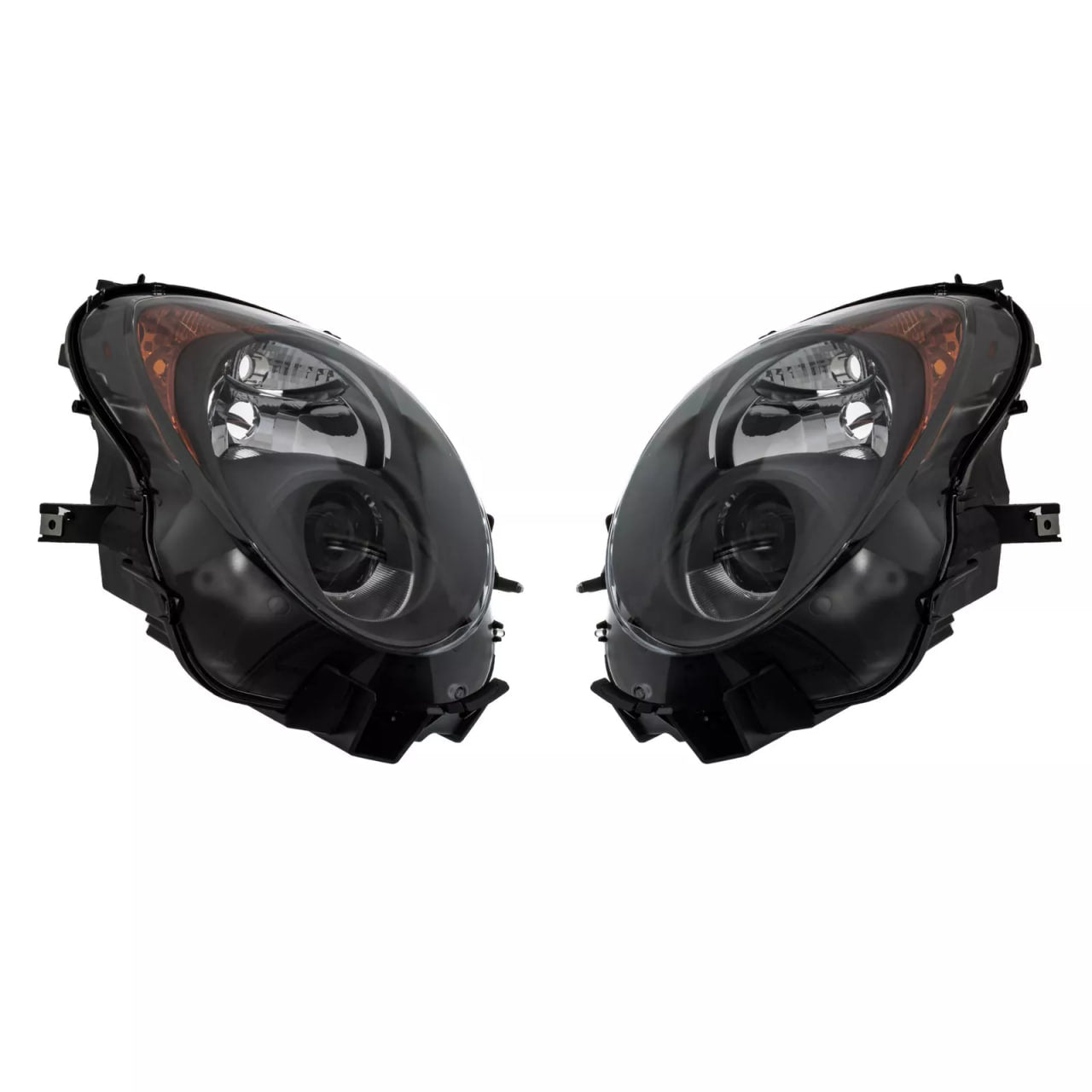 💎PAIR OF FRONT HEADLIGHTS SUITABLE FOR ALFA ROMEO MITO black 💎