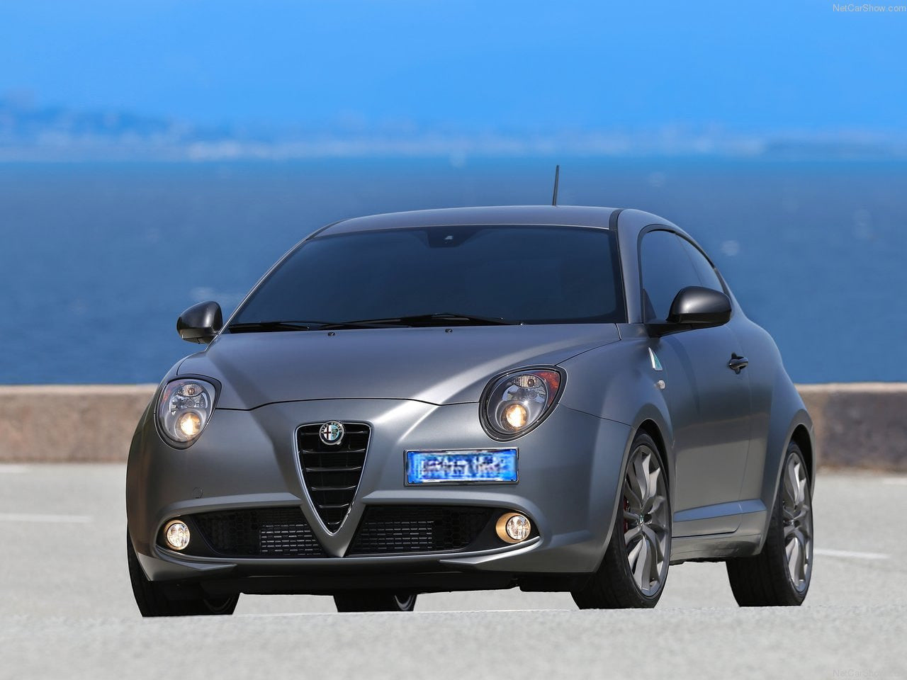 💎PAIR OF FRONT HEADLIGHTS SUITABLE FOR ALFA ROMEO MITO black 💎