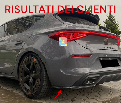 🔝2043 FLAP POSTERIORI ADATTO PER CUPRA LEON 2020+ NERO LUCIDO🔝