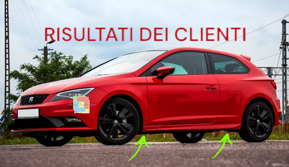 🔝2057 MINIGONNE SEAT LEON 5F 2012-2020 SC 3 PORTE LOOK AERO GREZZE🔝