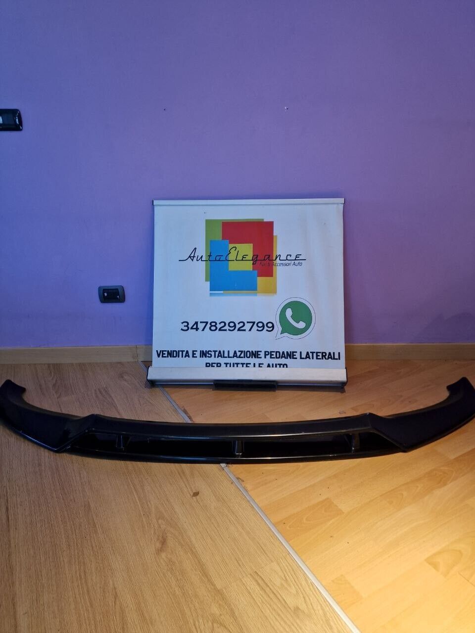💥1026 SPLITTER ADATTO PER X6 G06 2020-2023 MSPORT NERO LUCIDO💥