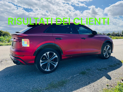 ⭐2010 DIFFUSER SUITABLE FOR AUDI Q8 2018+ S-LINE BLACK WITH TERMINALS⭐