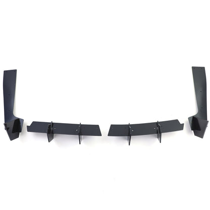 ✨2062 FLAP DIFFUSORE ADATTO PER MUSTANG GT MK6 2014-2017 LOOK SPORT NERO LUCIDO✨