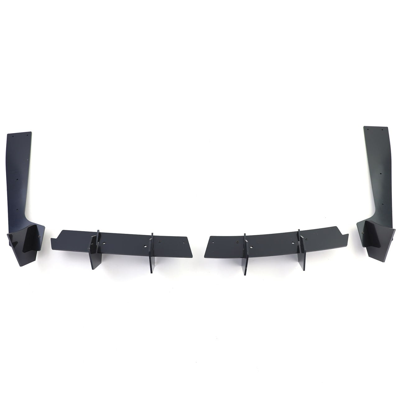 ✨2062 FLAP DIFFUSORE ADATTO PER MUSTANG GT MK6 2014-2017 LOOK SPORT NERO LUCIDO✨