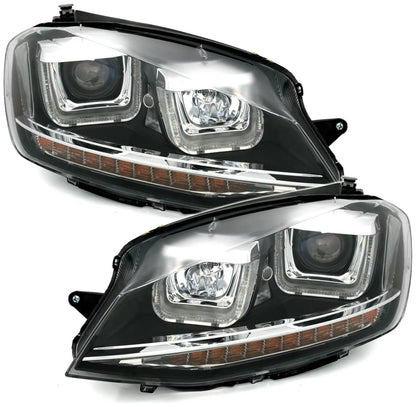 🔥2063 HEADLIGHTS SUITABLE FOR VW GOLF 7 2012-2017 LED🔥 