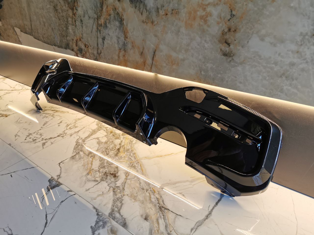 🔥0359 DIFFUSORE SERIE 1 F20 F21 MSPORT 2015-2019 1+1 NERO LUCIDO🔥