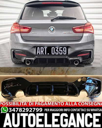 🔥0359 DIFFUSORE SERIE 1 F20 F21 MSPORT 2015-2019 1+1 NERO LUCIDO🔥