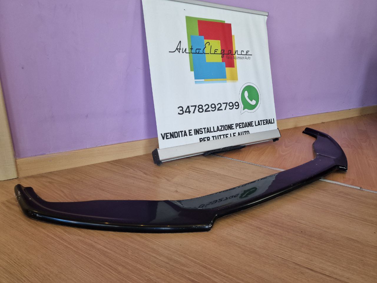 🔥0053 SPLITTER ADATTO PER AUDI A5 COUPE + SPORTBACK  NERO LUCIDO🔥