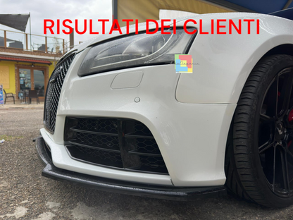 🔥0053 SPLITTER ADATTO PER AUDI A5 COUPE + SPORTBACK  NERO LUCIDO🔥