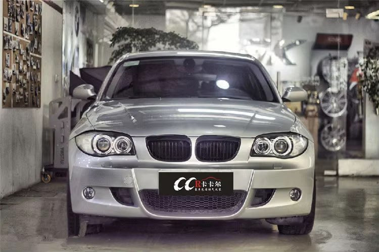 ⭐2064 PARAURTI ANTERIORE ADATTO PER BMW SERIE 1 81 E82 E87 E88 04-11 LOOK MTECH⭐