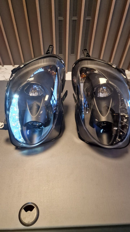 ART.2061 FARI ALFA  ROMEO MITO 2008-2019 LED TUNING NERO LUCIDO