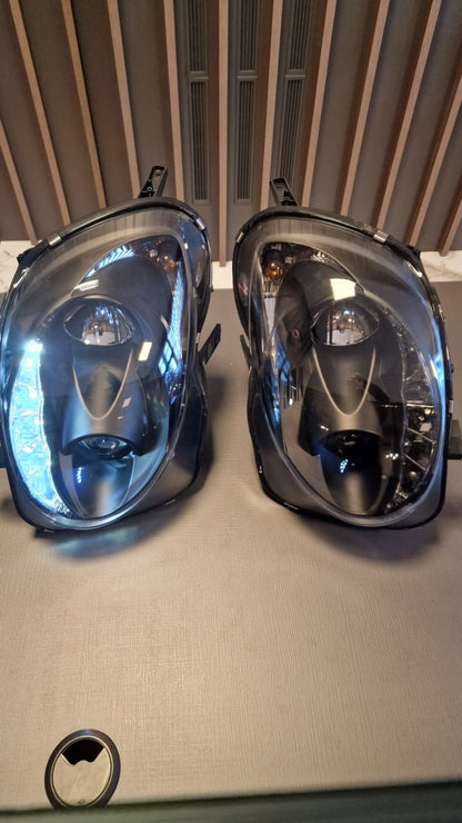 ART.2061 FARI ALFA  ROMEO MITO 2008-2019 LED TUNING NERO LUCIDO
