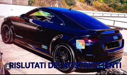 ⚡0959 SPOILER ADATTO PER AUDI RSTT 8J TT FV A5 A6 A7 BERLINA LOOK RS NERO LUCID⚡