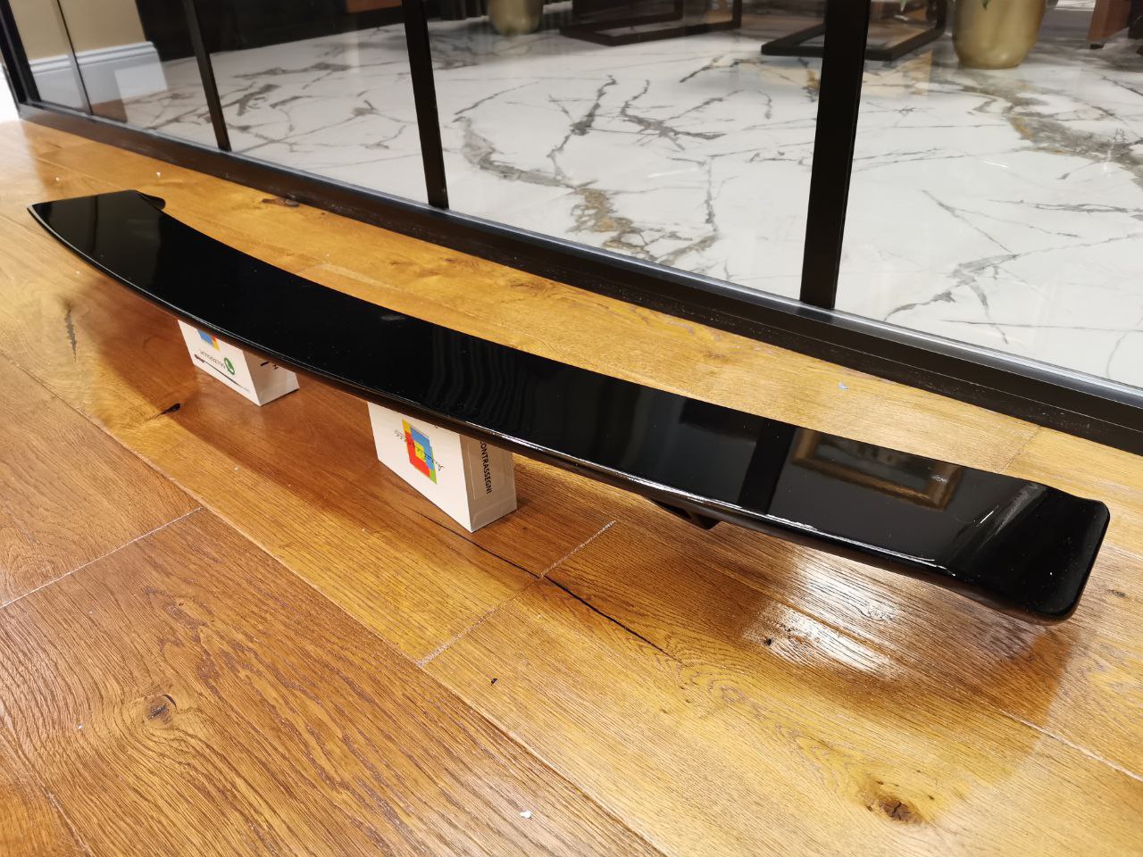 ART. 0959 SPOILER AUDI RSTT TT 8J BERLINA LOOK RS NERO LUCIDO