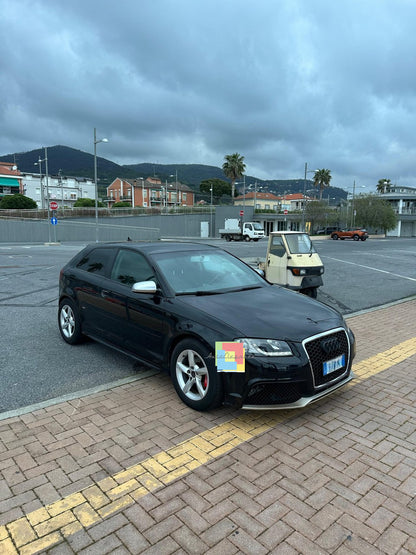 🪐COPPIA FARI ANTERIORI ADATTI PER AUDI A3 8P 2003-2008 NERO🪐