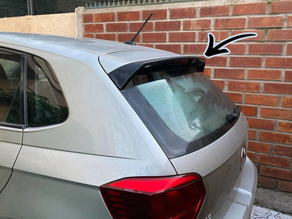 ✨2070 SPOILER ADATTO PER VW POLO AW1 STANDARD NERO LUCIDO✨