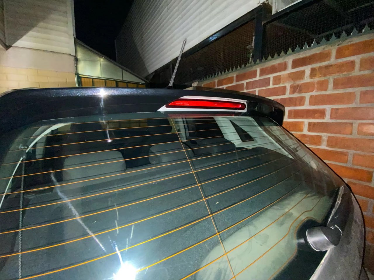 ✨2070 SPOILER ADATTO PER VW POLO AW1 STANDARD NERO LUCIDO✨