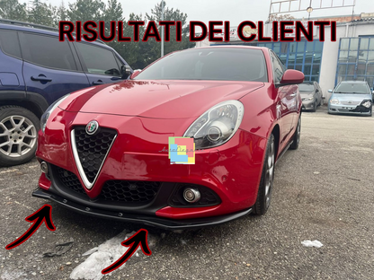 💥1842 SPLITTER ADATTO PER ALFA ROMEO GIULIETTA 2010-2020 NERO LUCIDO💥