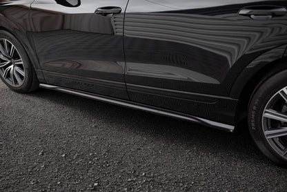 ⭐2076 UNDER SKIRTS SUITABLE FOR AUDI Q8 2019-2023 GLOSSY BLACK⭐