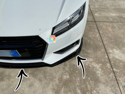 🔥0878 SPLITTER SOTTO PARAURTI ANTERIORE AUDI TT 8J ABS SPORTIVO SPOILER RSTT🔥