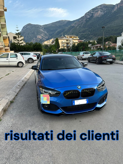 🔥0563🔥🔥SPLITTER ADATTO PER BMW SERIE 1 F20 F21 2015-2019 MSPORT NERO🔥🔥