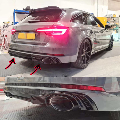 💥DIFFUSORI ADATTO PER Audi A4 B9 8W 16-18 Berlina Avant per paraurti S Line💥