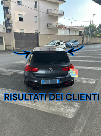 ⭐1105 SPOILER TETTO ADATTO PER BMW X5 F15 2014-2018 NERO LUCIDO⭐