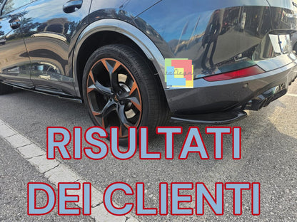 1437⭐FLAP POSTERIORI ADATTI PER CUPRA FORMENTOR 20+ NERO LUCIDO LOOK SPORTIVO⭐